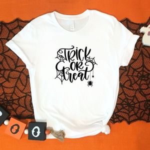 Trick Or Treat Shirt, Halloween Shirt, Halloween Party Shirt, Halloween Women's